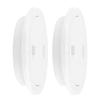 2PCS 4in Boat Deck Plate Round White ABS Plastic Inspection Hatch Cover for Marine Yacht Boat