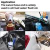 uxcell Swivel Hose End Fitting Adapter 4pcs AN10 Straight and 2pcs AN10 90 Degree for Braided Fuel Hose (Black)