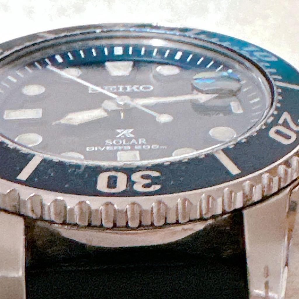 Used SEIKO PROSPEX Solar Divers V157-0BT0 Blue