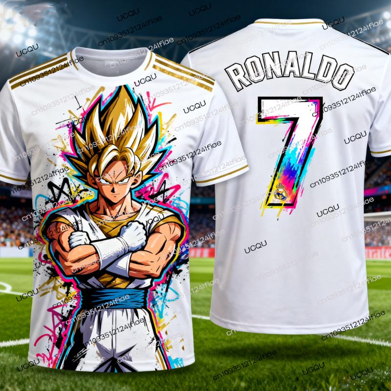 2026 Nowości Dragon Ball Z Goku/Vegeta Edycja Specjalna Koszulka Piłkarska Ronaldo Nr 7 Koszulka Piłkarska Specjalna Koszulka dla Fanów Zestaw