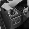 Real Soft Carbon Fiber Sticker For Renault Clio 3 2006 2007 2008 2009 2010 2011 2012 Car Central Console AC Trim Accessories