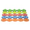 50Pcs Golf Balls Mark Position Markers Mixed Colors Clear Plastic Golf Balls Marker Flat Round Golf Balls Markers Enduring