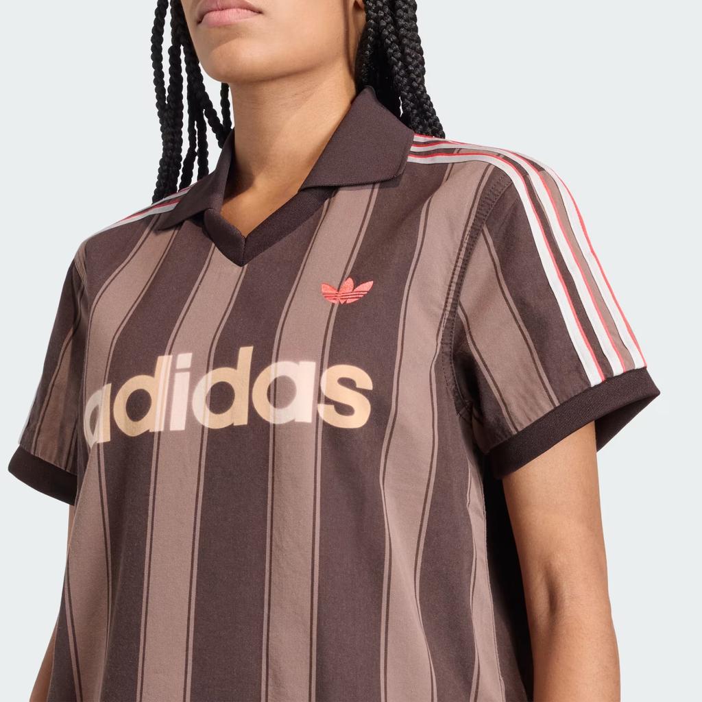 adidas Polo a Maniche Corte a Strisce Originals Top da Donna KD5450