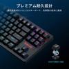Redragon Wireless Mechanical Gaming Keyboard with Blue Tenkeyless Macro RGB 87 3000mAh High Full Key 50 Million Keystrokes Black K598P-KBS Switches,