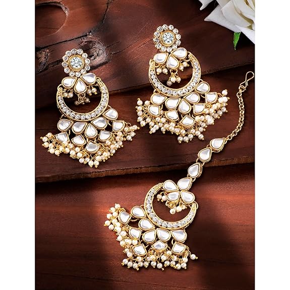 Kundan Traditional Ethnic Jewelry Set Gift for Women
