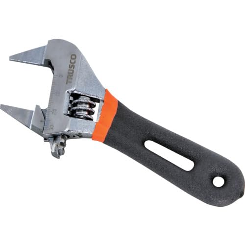 TRUSCO Тонкий широкий разводной ключ короткого типа, зев 30 мм, TRMW-30ST