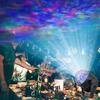 6W 15-Color Water Wave Projector Light Projecting Lamp with Remote Controller for Parties Accasions - EU Plug