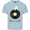 Vinyl Records Keep It Classic Dj Decks Unisexs Light Cotton Tshirt