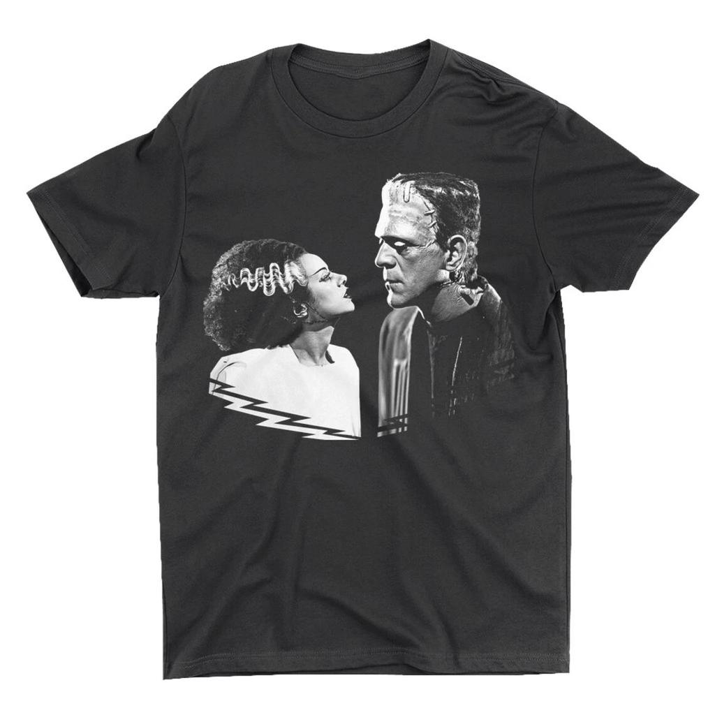 Frankenstein Couple TShirt Unisex Cotton Tee All streetwear