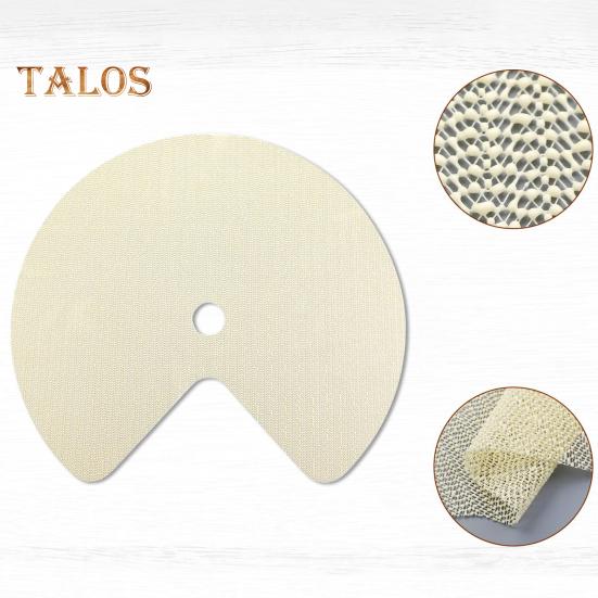 2Pcs Shelf Liner Circle Kitchen Liners Non Adhesive Cabinet Drawer Mats Non Slip Fridge Liners for Pantry Sink Storage Cupboard