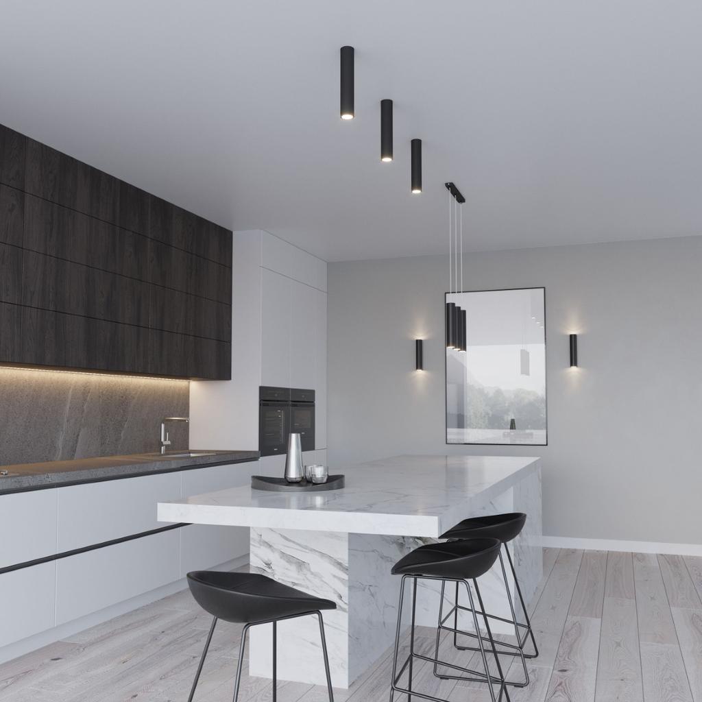 Lampa Wisząca Lagos 3 Gu10 Czarny Sollux Sl.1079