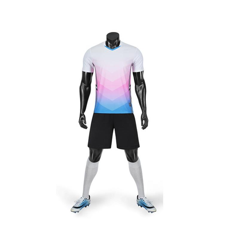 Football Uniform Set, Children S Training Camp Team Uniform, Football Uniform, Men S Short Sleeve Print, Quick Drying And Breathable XXS белый