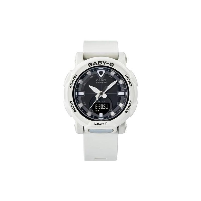 

Casio dual time display 100 meters waterproof quartz movement resin strap Japanese and Korean watch women s watch black dial BGA-310-7A2JF чёрный