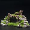 Akvarium Mountain View Rockery Hiding Cave Ornament Fish Tank Decoration