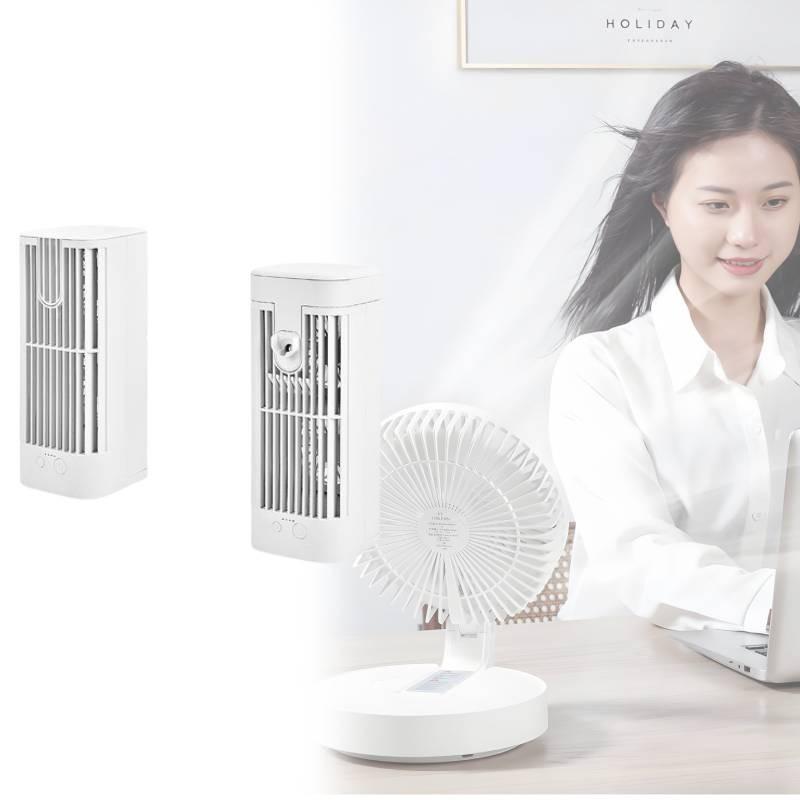 Desktop Air Conditioner Fan With Water Spray Cooling For Home Office Use
