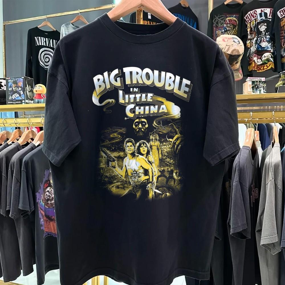 Big Trouble In Little China Retro Vintage Style T-Shirt High Quality Print