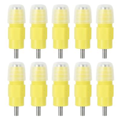 10 Stück abnehmbare automatische Hühnertrinker Wassernippel Geflügelbedarf für Vierkantrohr