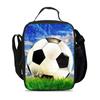 Soccer Ice Pack Insulation New Style Sports Style Youth Football Print Best Partner for Male and Female Students Going To School