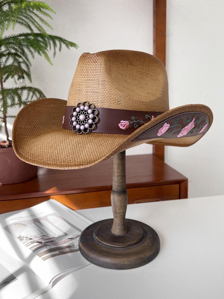 New Series Cowboy Hat Women's Men's Vintage Gentleman Dress Hat Panama Cowboy Jazz Hat Sombrero Hombre