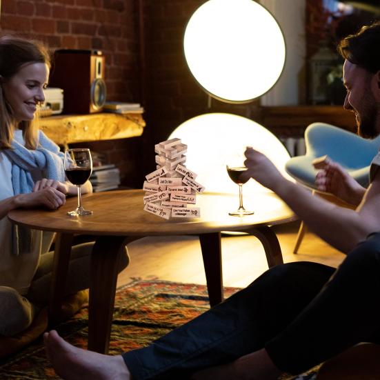 48Pcs Super Naughty Building Blocks Romantic Adult Party Gift Valentine Tumbling Tower Stacking Blocks Game