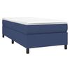Maison Exclusive - Sommier à lattes de lit avec matelas Bleu 80x200 cm Tissu
