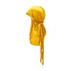 Silky Durag For Kids Boys Adult Long Tailed Pirate Hat Hip-Hop Bandanas Doo Rag Turban Waves Cap Headwear Pre-Tied Headwrap