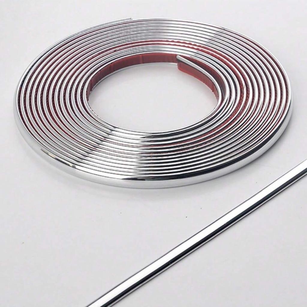 1 Stück 5 m x 0,8 cm Goldfarbenes PVC Dekoratives Kantenleistenband - Perfekt für Wand-, Decken- und Möbelkantenversiegelung Nahtlose Wand Ecke W