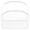 Easy Access Acrylic Napkin Holder Transparent U-shape Tissue Organizer Premium Creative Storage Stand Kitchen Organize