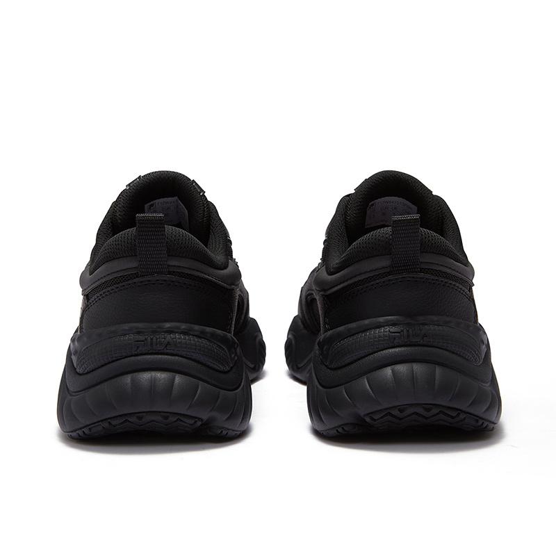 FILA Fusion Conch Dx Versatile Comfortable Durable Low-Top Casual Shoes Women sneakers Black T12W441513FBK
