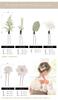 [SOUBIEN] Soubien Coming-of-Age Ceremony Hair Ornament Set, Dried Flower Style Artificial Flowers, 6 Pieces, White and Green Flowers (sbn-kaz10020)
