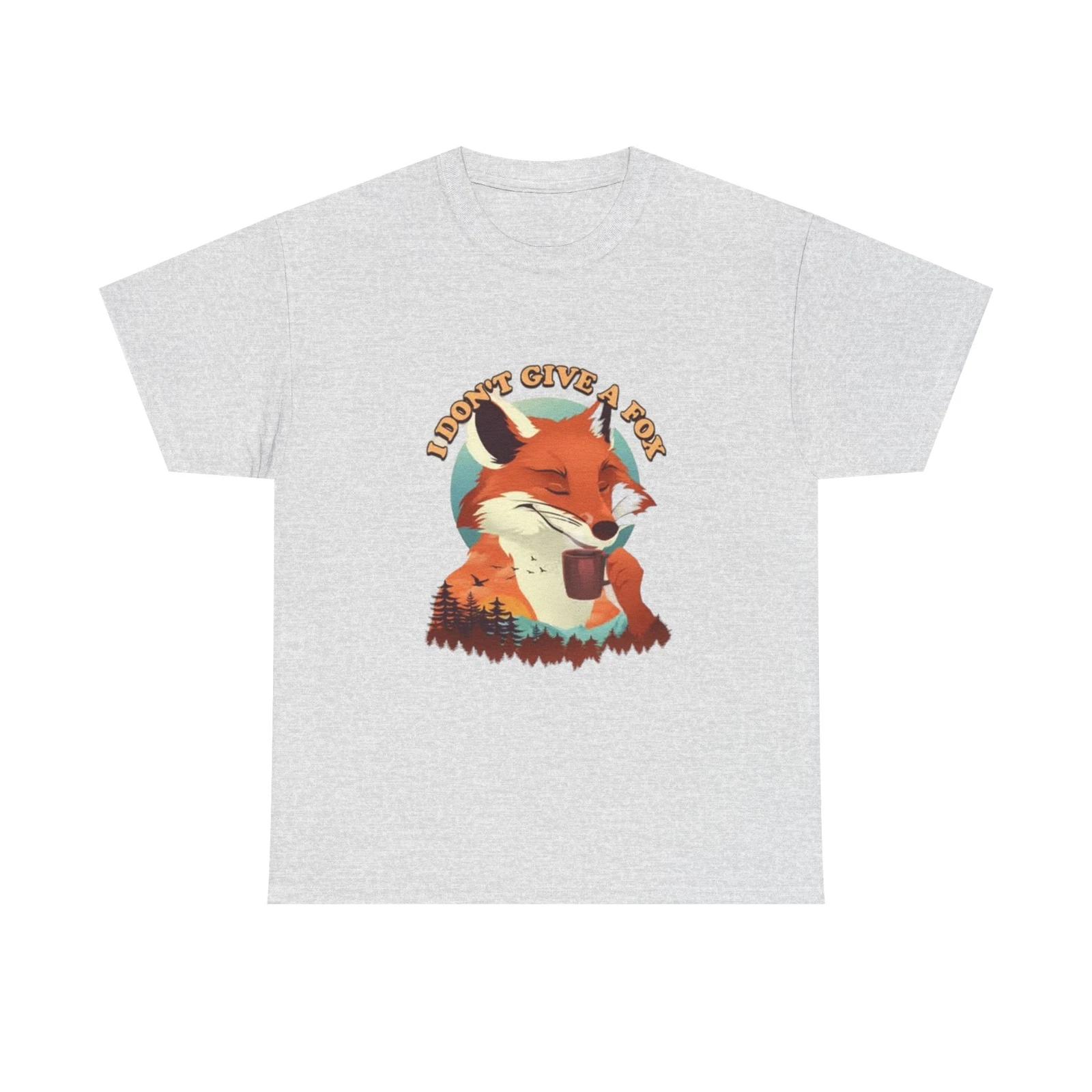 Men s and Women s T-shirts I Dont Give A Fox XXL