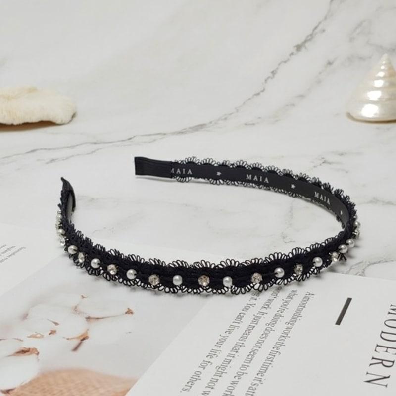 Choose 2 MAIA Shining Pearl Jewel Headbands