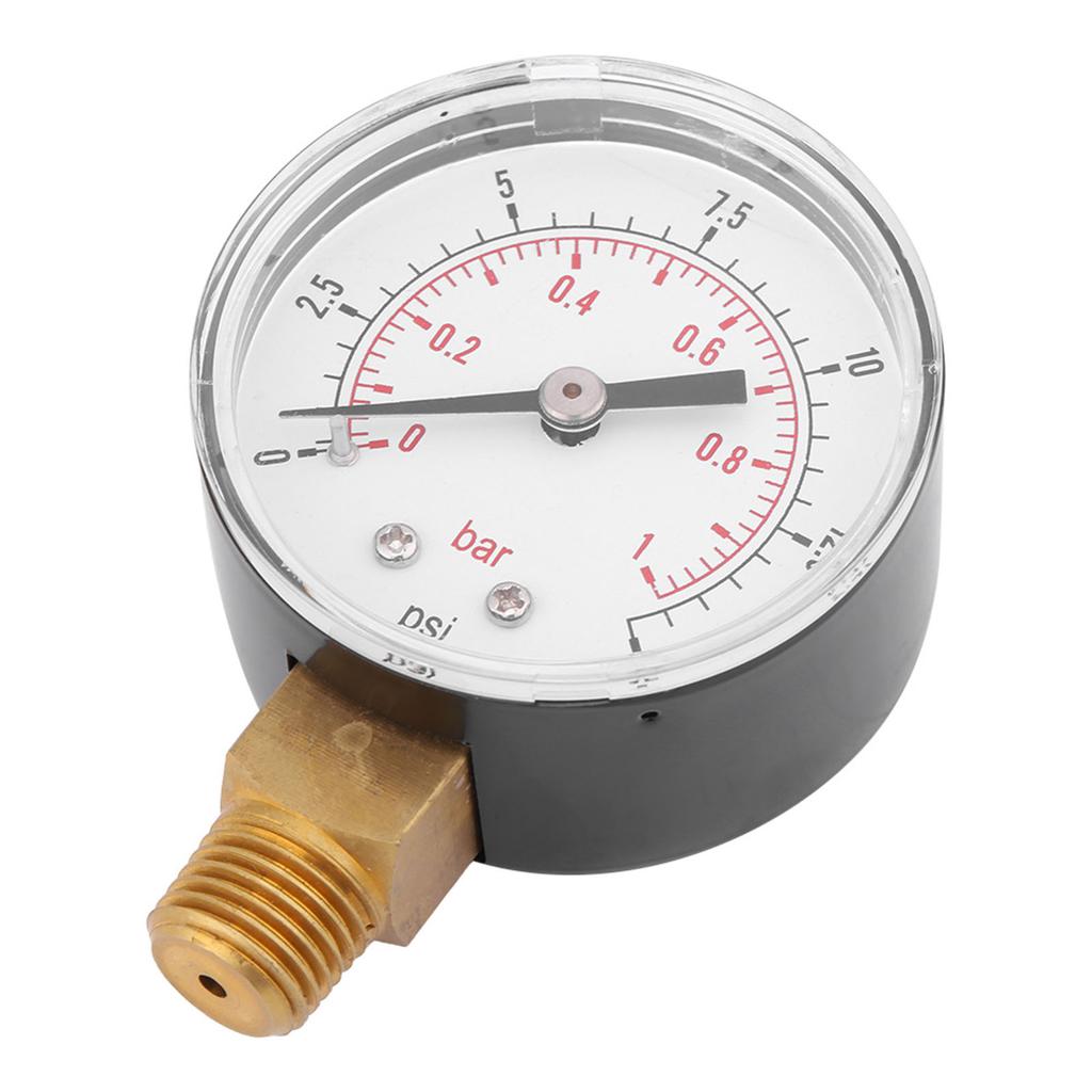 Mini Low Pressure Gauge For Fuel Air Oil Or Water 015psi01bar BSPT