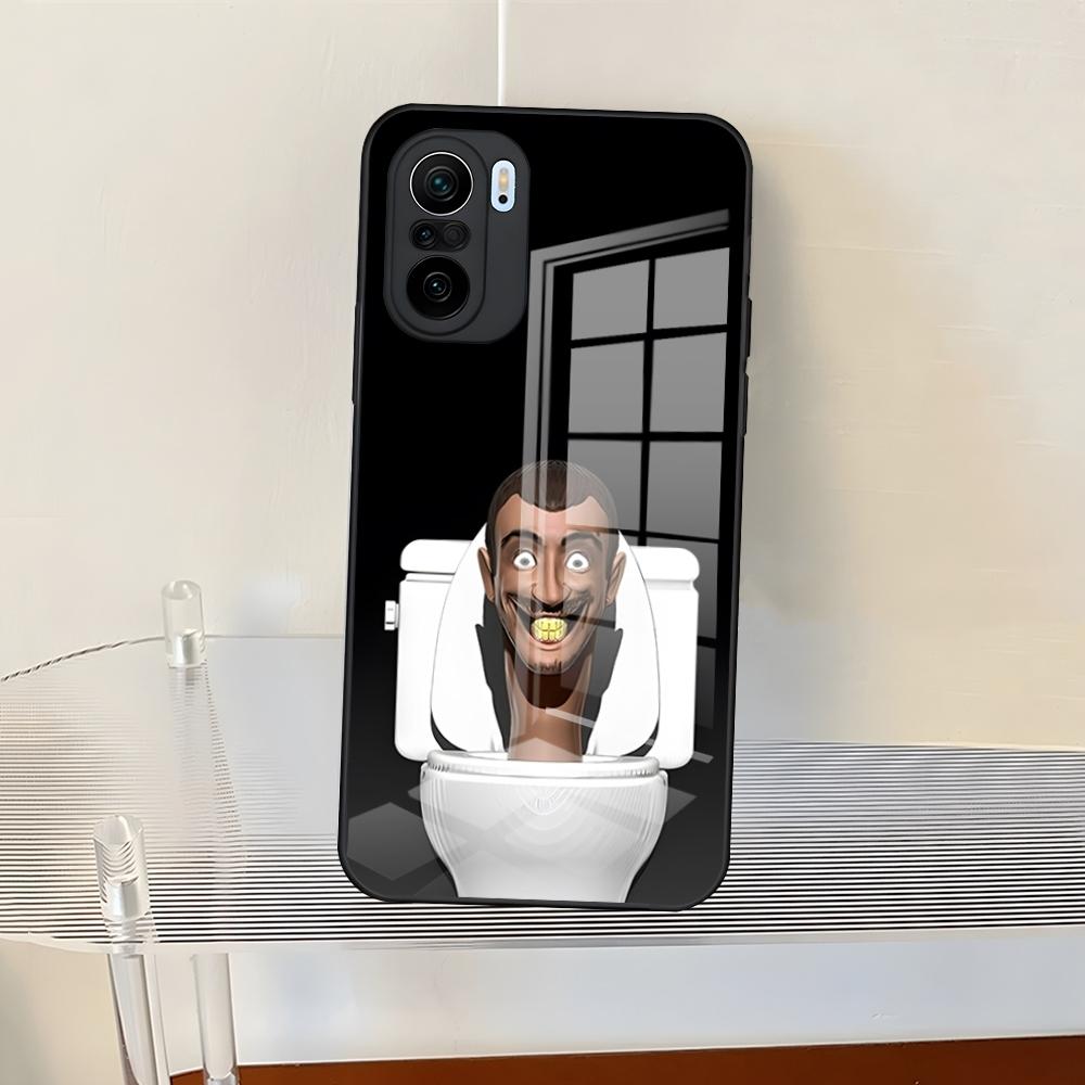 Skibidi Toilet Phone Case For Redmi 13 12 13c 12c Note 13 Pro Plus 11 12 Pro 10 12s 11s Tempered Glass Back Cover