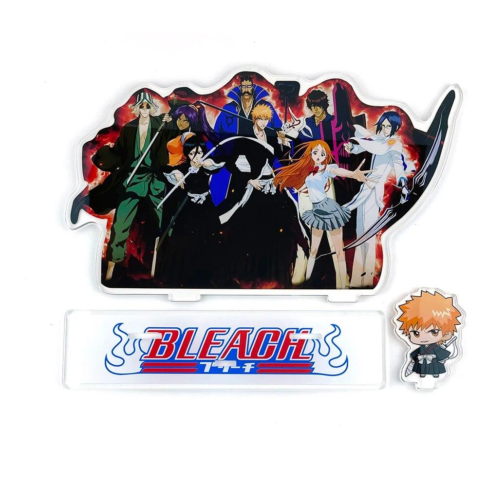 BIG SIZE Bleach group ichigo Orihime Uryuu Yasutora Kisuke Yoruichi GM acrylic stand standee toy figure