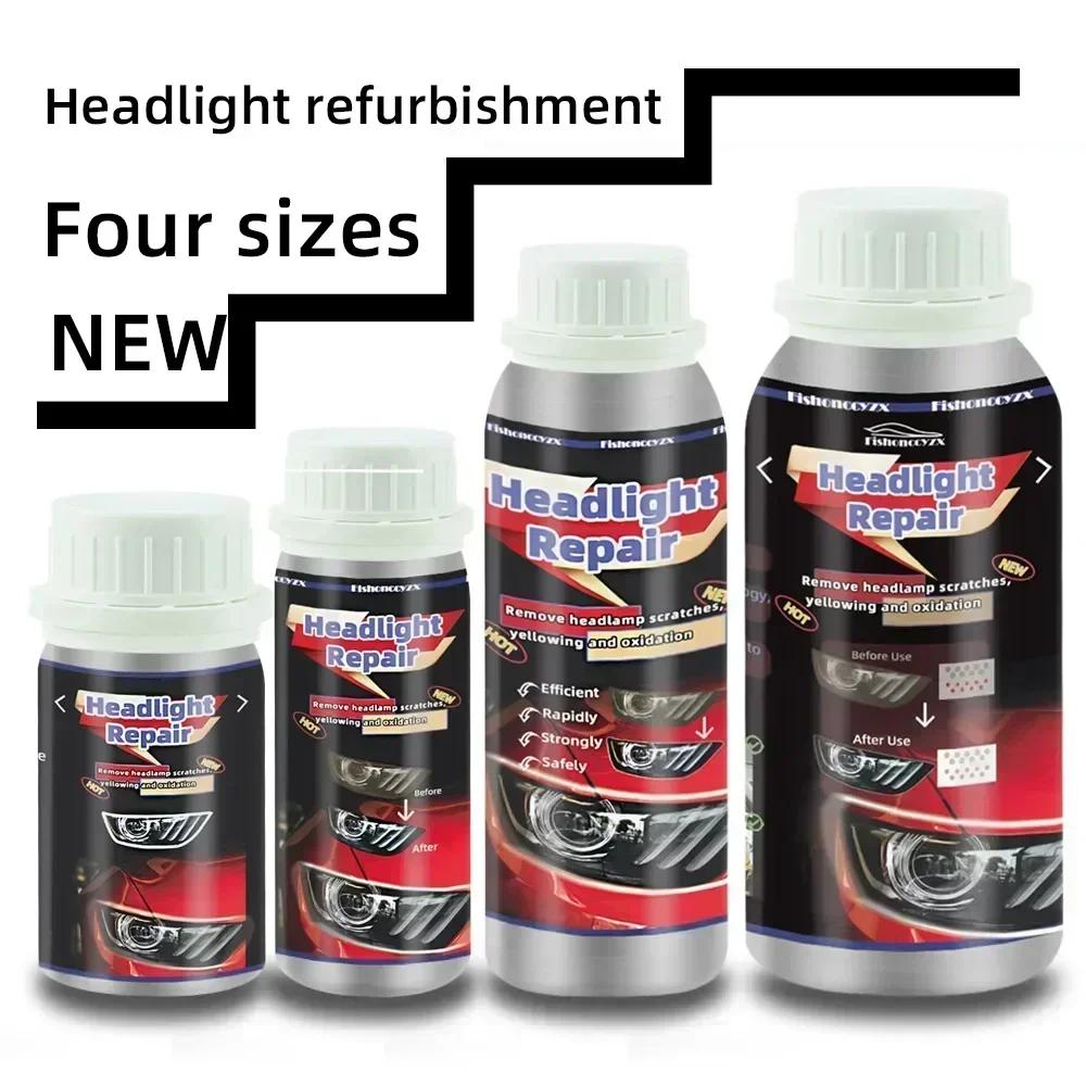 Polish Headlight Chemical Polishing Kit Headlight Liquid 100ml Polymer Repair Fluid The Headlights Car Headlight Restoration Kit