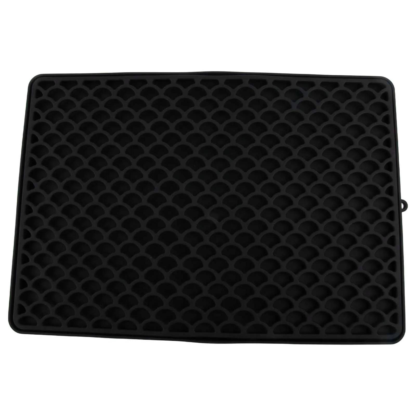 1831 X 128 Inches Absorbent Kitchen Mat Double Layer Absorbent Drying Mat Non-Slip Dish Mat Double-Layer Structure чёрный 13480₽