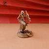Medusa Statue Brass Material Ancient Greek Snake Woman Crafts Home Office Desktop Ornaments