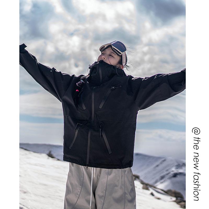 Wasserdichter Ski-Anzug Unisex 2025: Dicke Snowboardjacke mit Kälteschutz für Herren