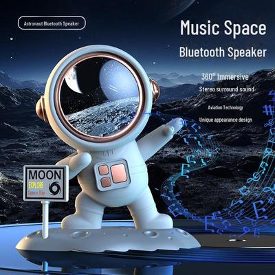Astronautský Bluetooth Reproduktor Nabíjateľný cez USB - Stolová Ozdoba a Kreatívny Darček