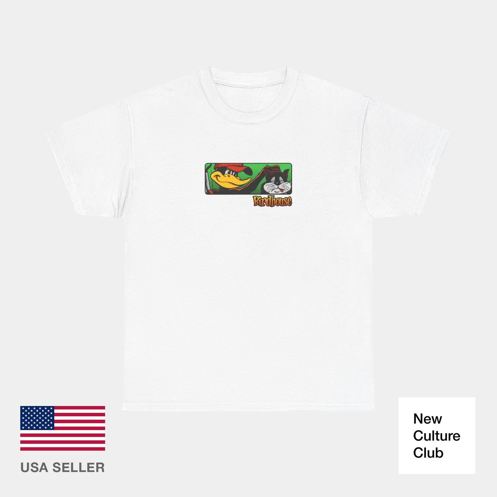 Head Hunter 1997 Green Bucky Lasek Pro Birdhouse Classic Skateboard TShirt Print S разноцветный