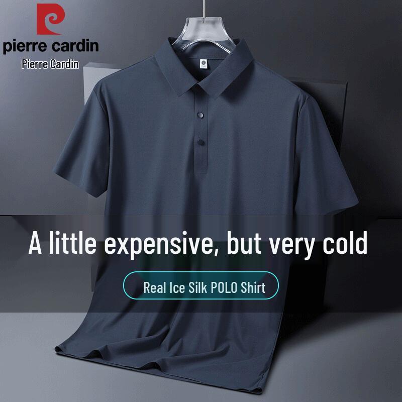 Pierre Cardin Men's Ice Silk Short Sleeve Polo Shirt