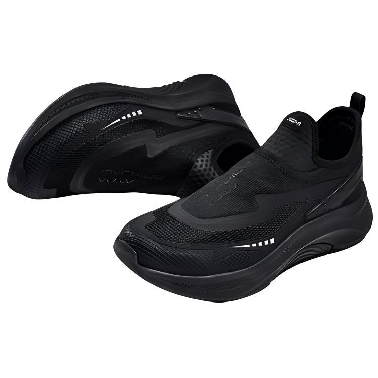 Anta Shock Absorbing Wear Resistant Low Top Casual Shoes Men sneakers Black 912427702-4