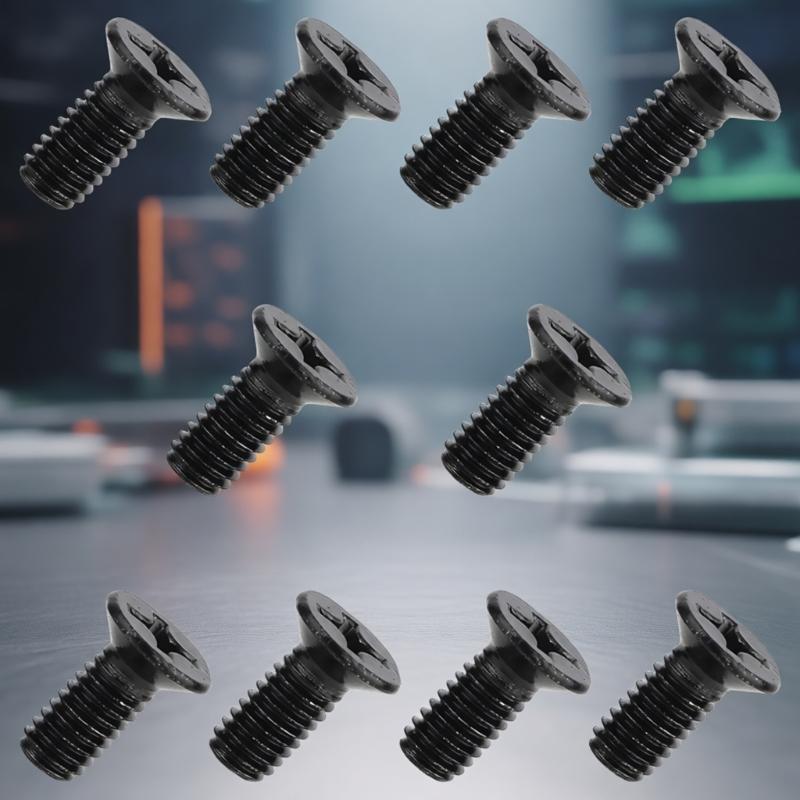 10Pcs 2.5 3.5inch Metal Computer Hard Drive Mounting Screws For Multiple SSDs And HDD Models