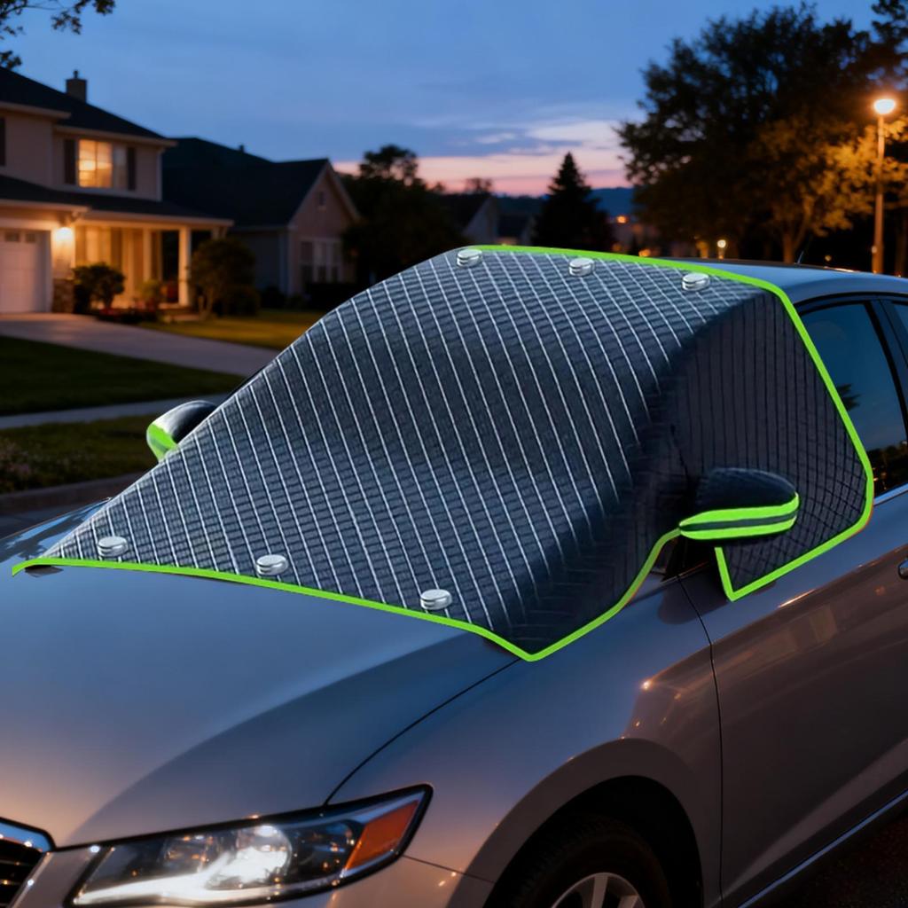 Car Windshield Snow Cover Protector Frost Accessories Winter Windshield Covers For Frost Indoor Outdoor SUVs Automotive Window