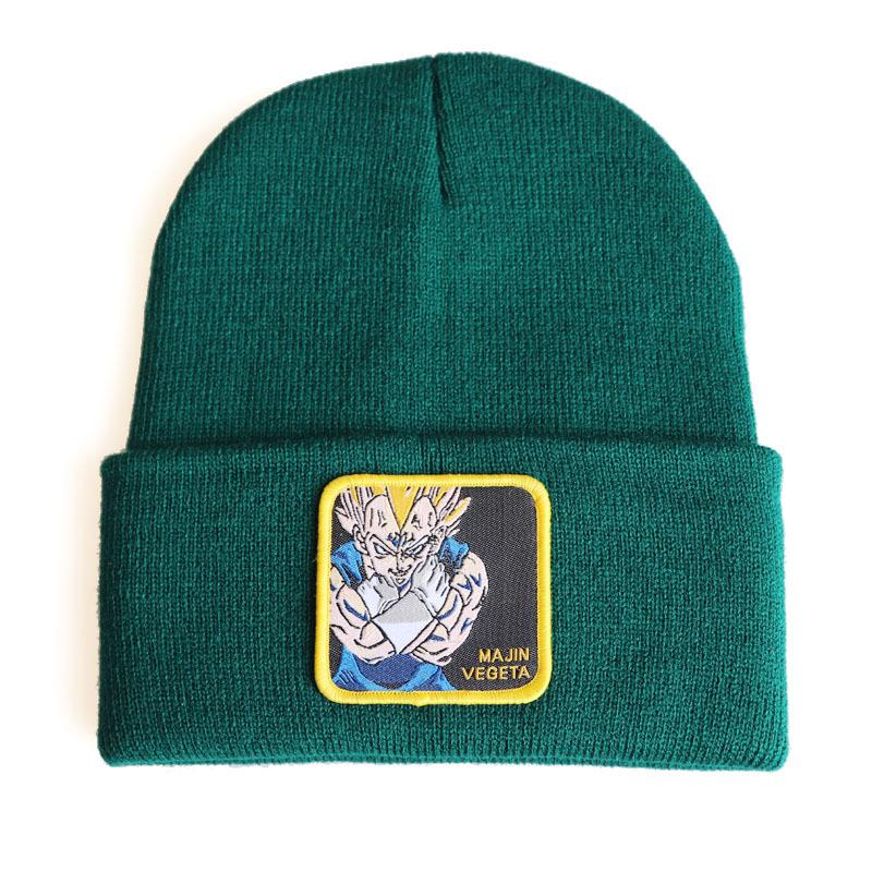 New Anime Cartoon Character Dragon Ball Super Saiyan Knit Hat Beanie Hip Hop Ski Pullover Hat