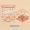 3D Miniature House Stickers: Cute Decorative & Educational for DIY Planners