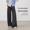 Women's High-Waisted Wide-Leg Suit Pants