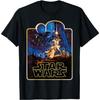 Star Wars: A New Hope Luke & Leia Vintage Poster Art T-shirt