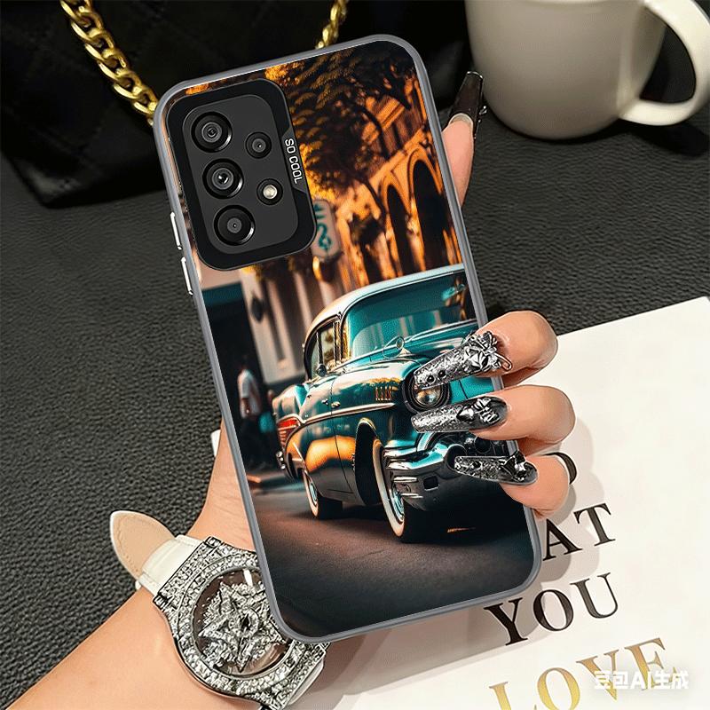 Classic Vintage Retro Car Soft Phone Case for Samsung A17 A16 A15 A14 A13 A57 A56 A55 A54 A53 A37 A36 A35 A34 A33 A26 A25 A24 A2